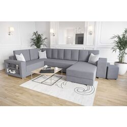 Canapea in forma de U Space Meble Kris Left Itaka 50 (Gray Light) Thumb