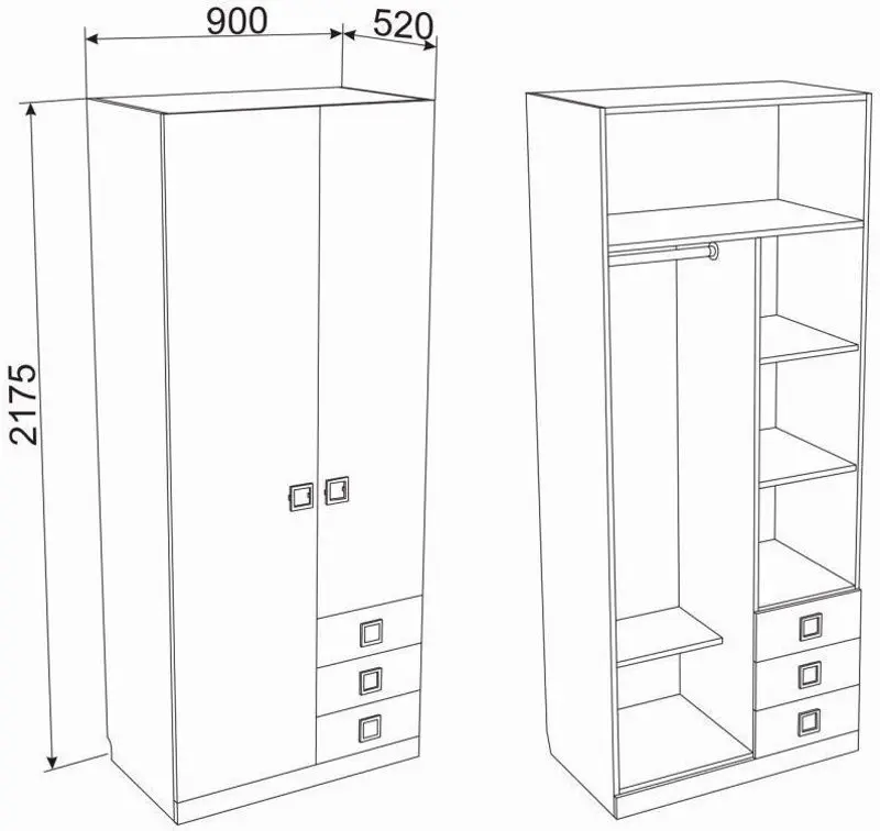 Dulap Ambianta Amigo 2D