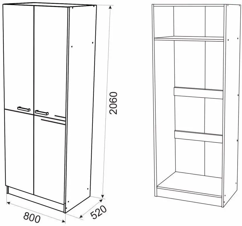 Шкаф Ambianta Bravo