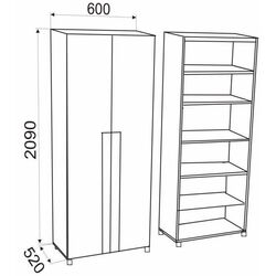 Шкаф Ambianta Oscar 0.6 Thumb