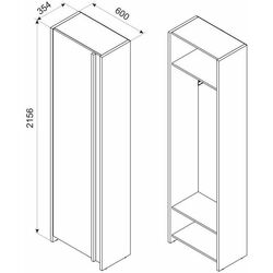 Шкаф Ambianta Solaris 0.6 Thumb