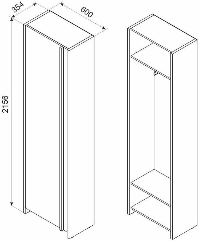 Шкаф Ambianta Solaris 0.6