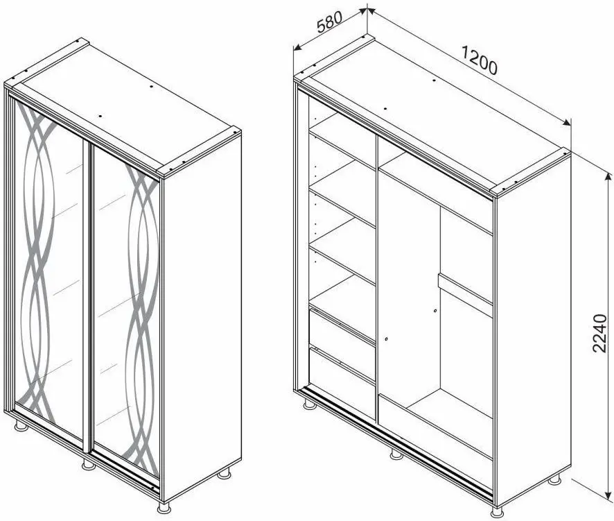 Dulap-cupe Ambianta Tango 1.2 - 8