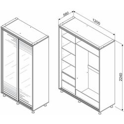Dulap-cupe Ambianta Venus 1.2 Thumb