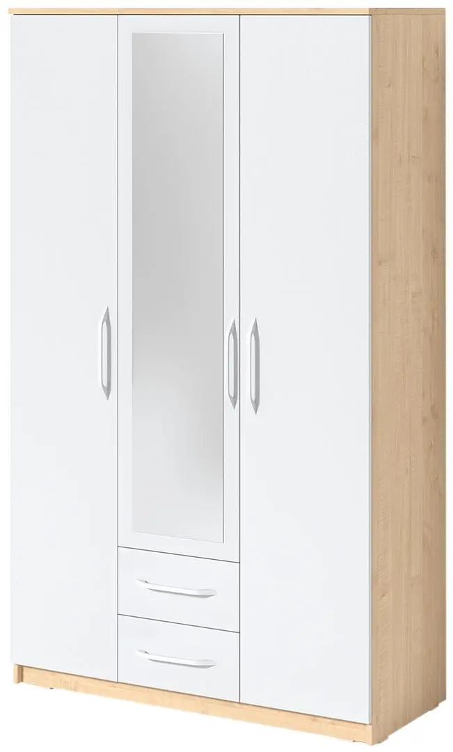 Dulap Fabrik Home Linia 1200 cu oglinda (Maple/Ash White)