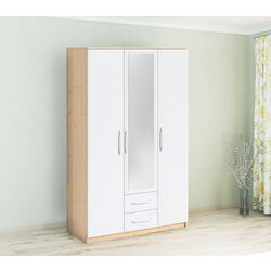 Dulap Fabrik Home Linia 1200 cu oglinda (Maple/Ash White)
