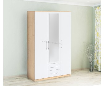 Dulap Fabrik Home Linia 1200 cu oglinda (Maple/Ash White)