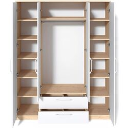 Dulap Fabrik Home Linia 1600 cu oglinda (Maple/Ash White) Thumb