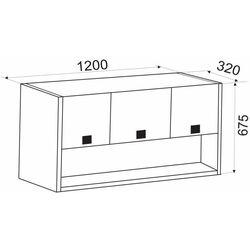Шкафчик навесной Ambianta Oscar 1.2 Thumb