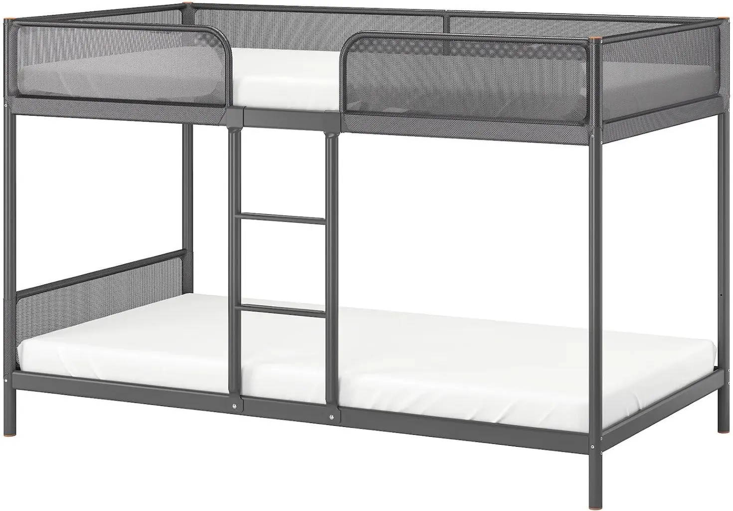 Двухъярусная кровать Ikea Tuffing 90х200 (Темно-Серый)