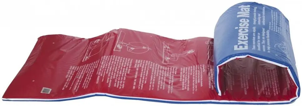 Covoras pentru yoga Dayu Fitness DY-EM-064 (Red/Blue)