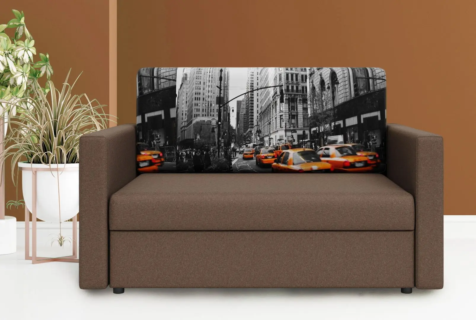 Canapea Space Meble Amerykanka Heven 120 NY/Neo4 (Brown)