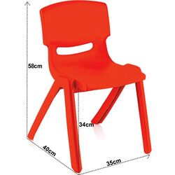 Scaun pentru copii Turan Fiore Big TRN-049 (Red) Thumb