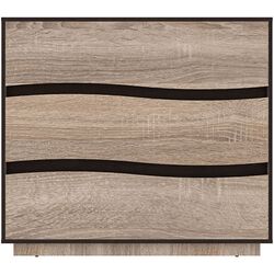Comoda Yasen Jeneva 3S (Sonoma Oak Truffle/Wenge Magic)