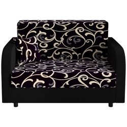 Canapea Space Meble Amerykanka Twice 120 Zawijasy/Rainbow 15 (Aubergine/Beige/Black) Thumb