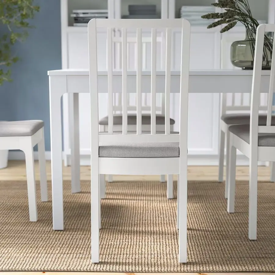 Set scaune Ikea Ekedalen/Orrsta 2buc (Alb/Gri) - 9