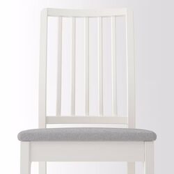 Set scaune Ikea Ekedalen/Orrsta 2buc (Alb/Gri) Thumb