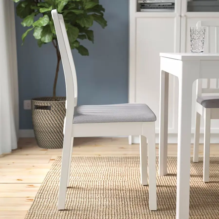 Set scaune Ikea Ekedalen/Orrsta 2buc (Alb/Gri) - 8