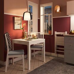 Set scaune Ikea Ekedalen/Orrsta 2buc (Alb/Gri) Thumb