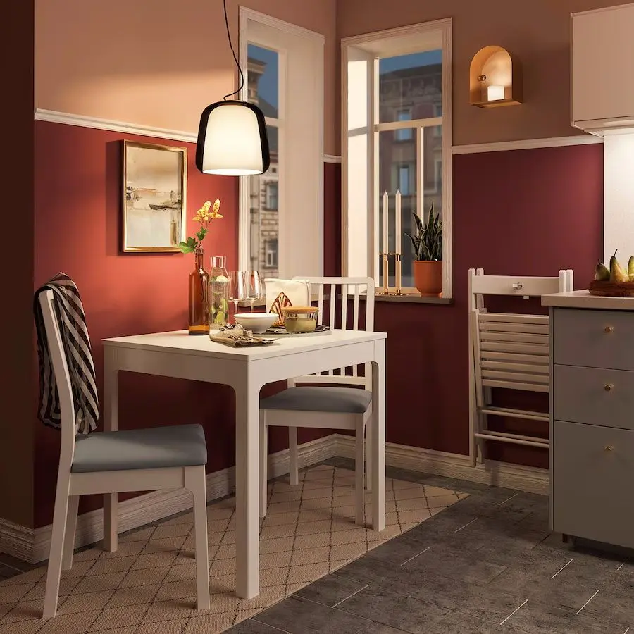 Set scaune Ikea Ekedalen/Orrsta 2buc (Alb/Gri) - 10