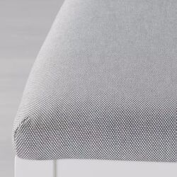 Set scaune Ikea Ekedalen/Orrsta 2buc (Alb/Gri) Thumb