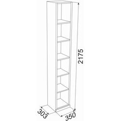 Dulap polite Ambianta Amigo 0.35 Thumb