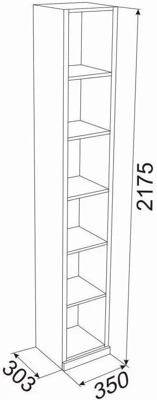 Dulap polite Ambianta Amigo 0.35
