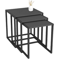 Set masute pentru reviste Bofigo Metal Nesting (Anthracite/Black) Thumb