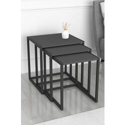 Set masute pentru reviste Bofigo Metal Nesting (Anthracite/Black) Thumb