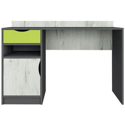 Masa de birou Yasen Disney (Graphite Gray/Craft Oak White/Lime)
