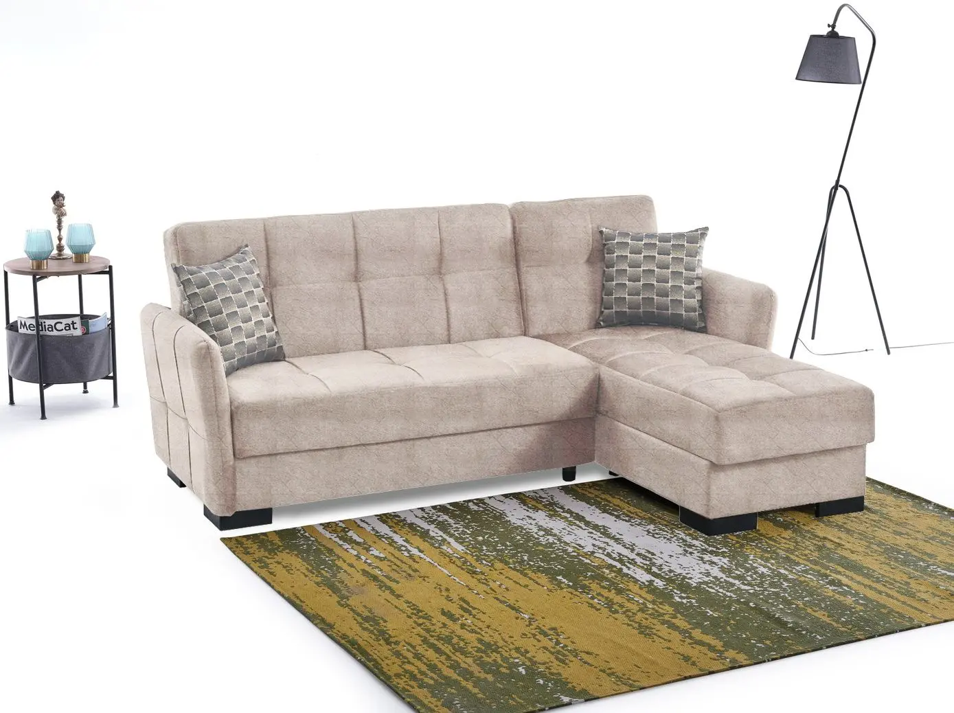 Canapea de colt Fabulous Suny 02-100 (Beige Light)