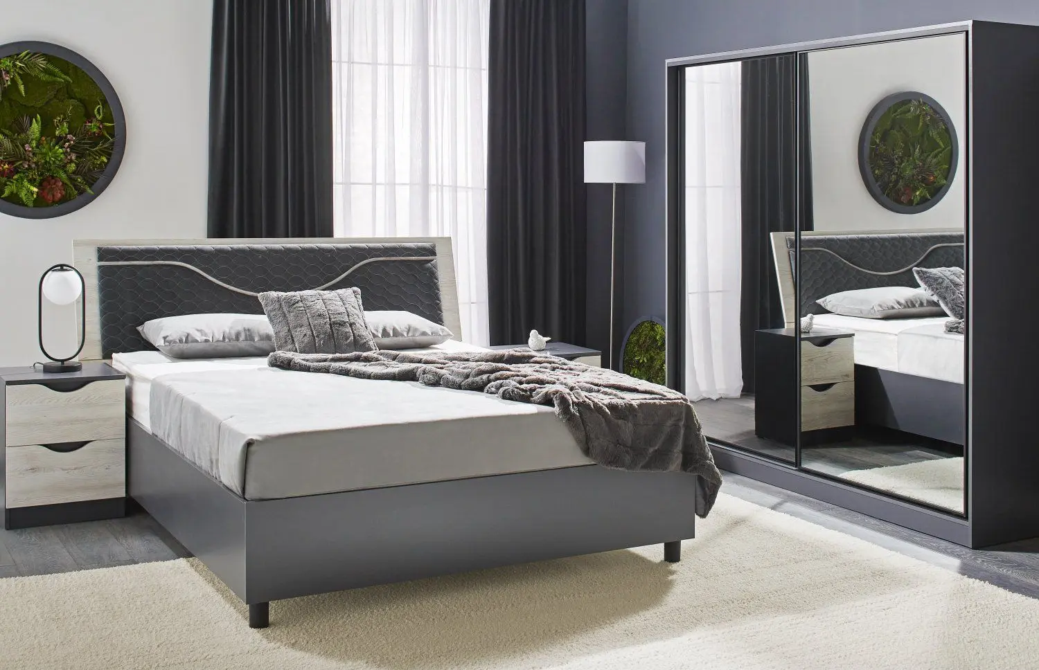 Спальня Ambianta Happy II раздвижные (Белый Самоа)