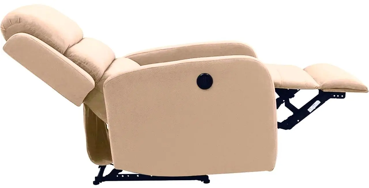 Fotoliu-recliner Signal Pegaz Velvet (Beige)