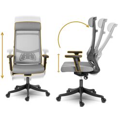 Кресло Sofotel Brema (Grey/Black) Thumb