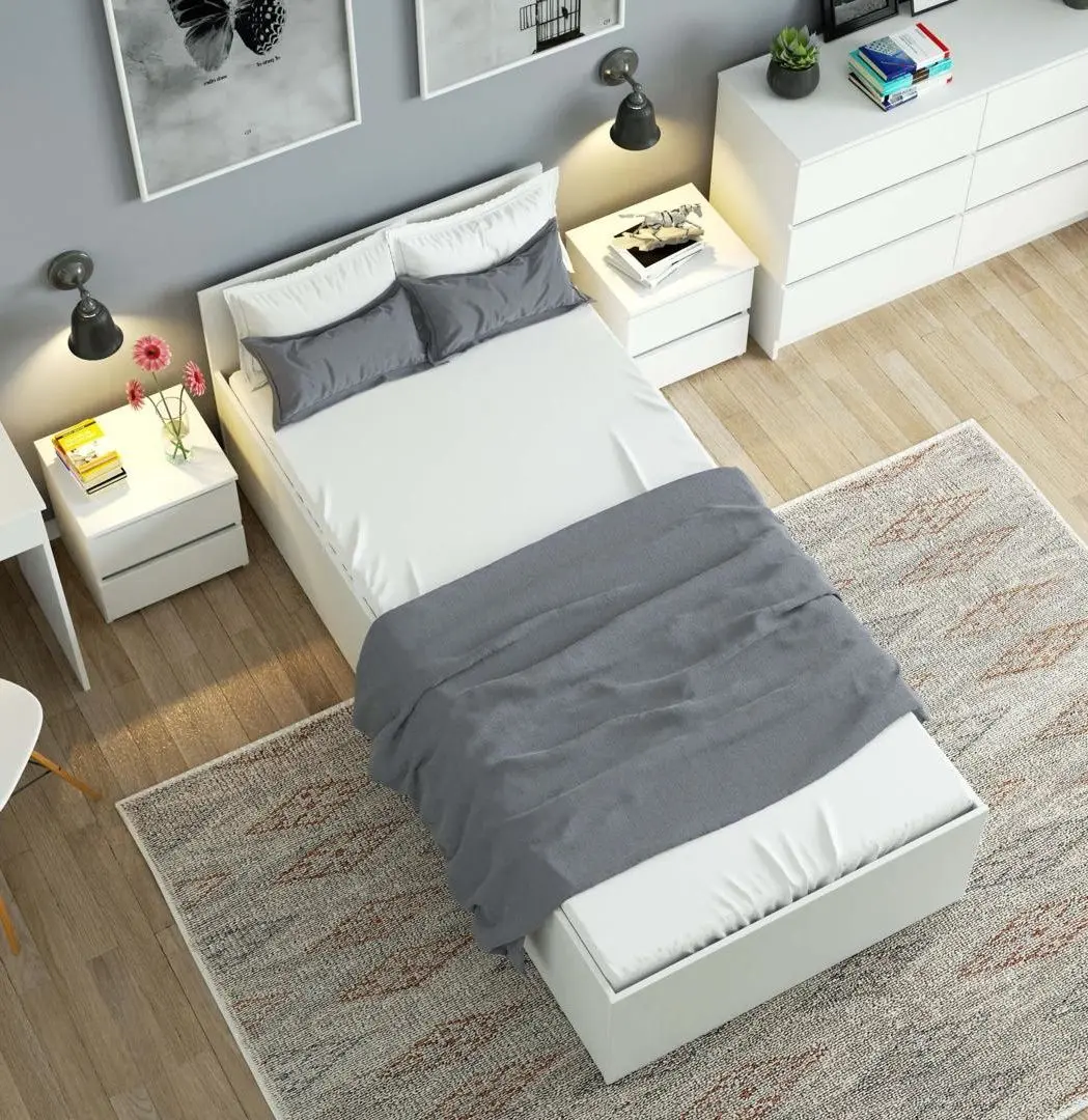 Кровать Akord CLP с подъемным механизмом 100x200 (White)