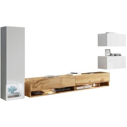 Living Bratex Amadeo (White/White Gloss/Wotan Oak) Thumb