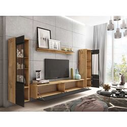 Living Bratex Vera II (Wotan Oak/Black Gloss) Thumb