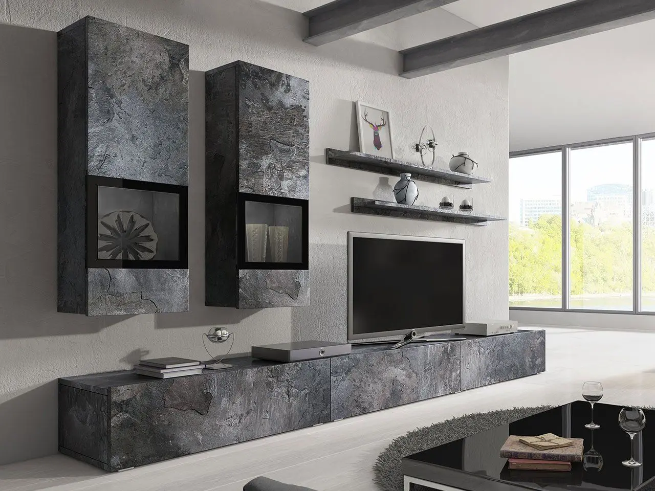 Гостиная Helvetia Baros №10 (Slate/Black)