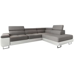 Canapea de colt Space Meble Anton L Right Kornet 02/D511 (Gray/White) Thumb