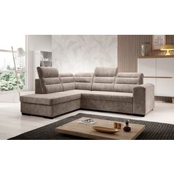 Canapea de colt extensibila Mobhaus Kloudy Roh Left (Taupe)