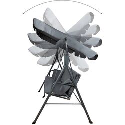 Скамья-качели с тентом Malatec 2117 (Grey) Thumb