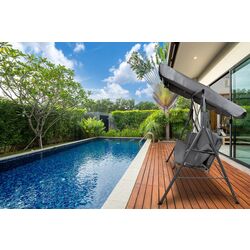 Скамья-качели с тентом Malatec 2117 (Grey) Thumb