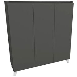 Tumba Fabulous Multifunctional Cabinet With 3 Doors (Anthracite) Thumb