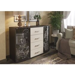 Comoda-vitrina Стендмебель №7 (Belfort Oak/Wenge) Thumb