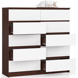 Comoda Akord K120 10SZ (Wenge/White) Thumb
