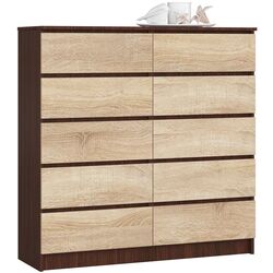 Comoda Akord K120 10SZ (Wenge/Sonoma Oak) Thumb