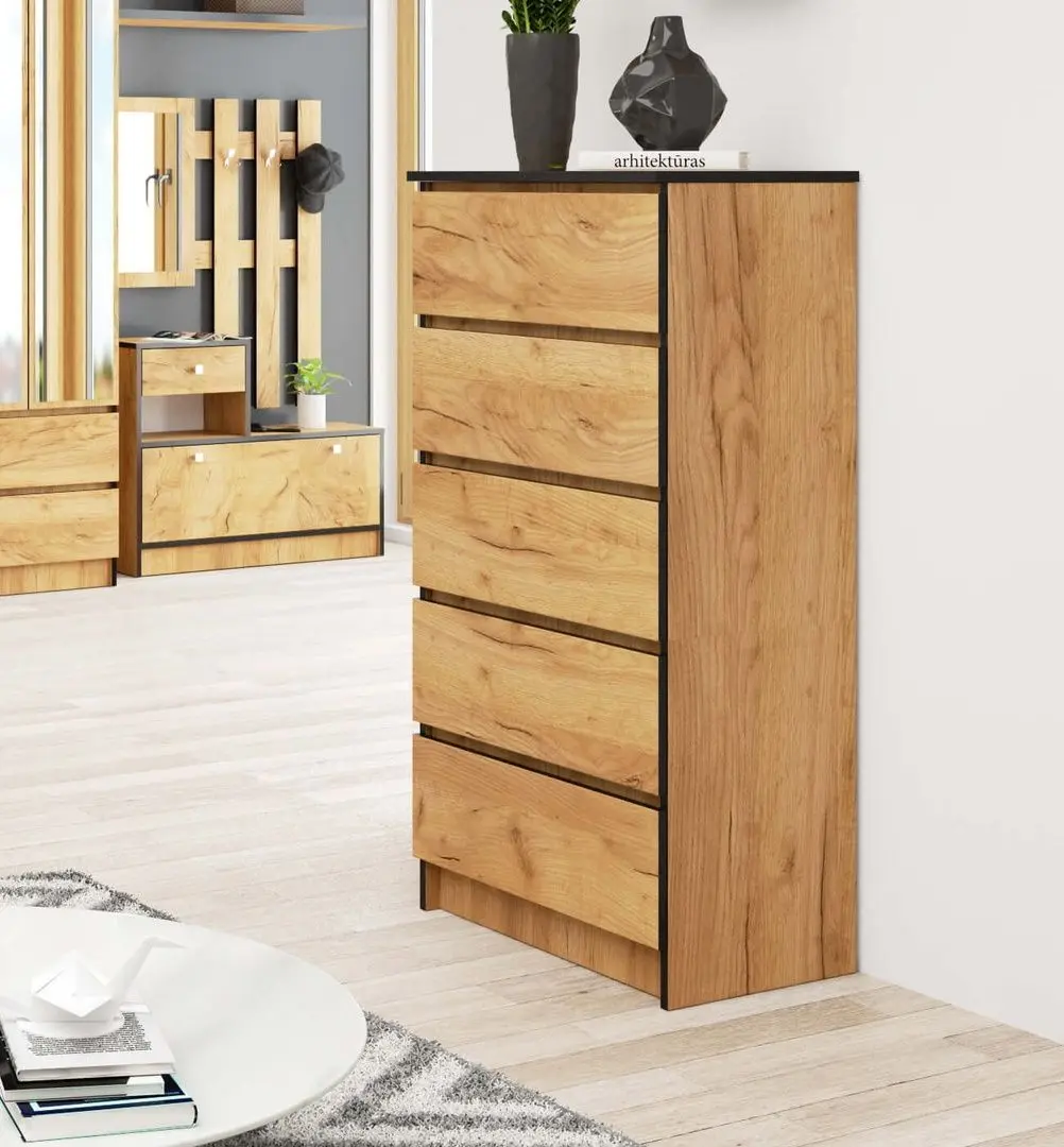 Comoda Akord K60 5SZ (Craft Oak)