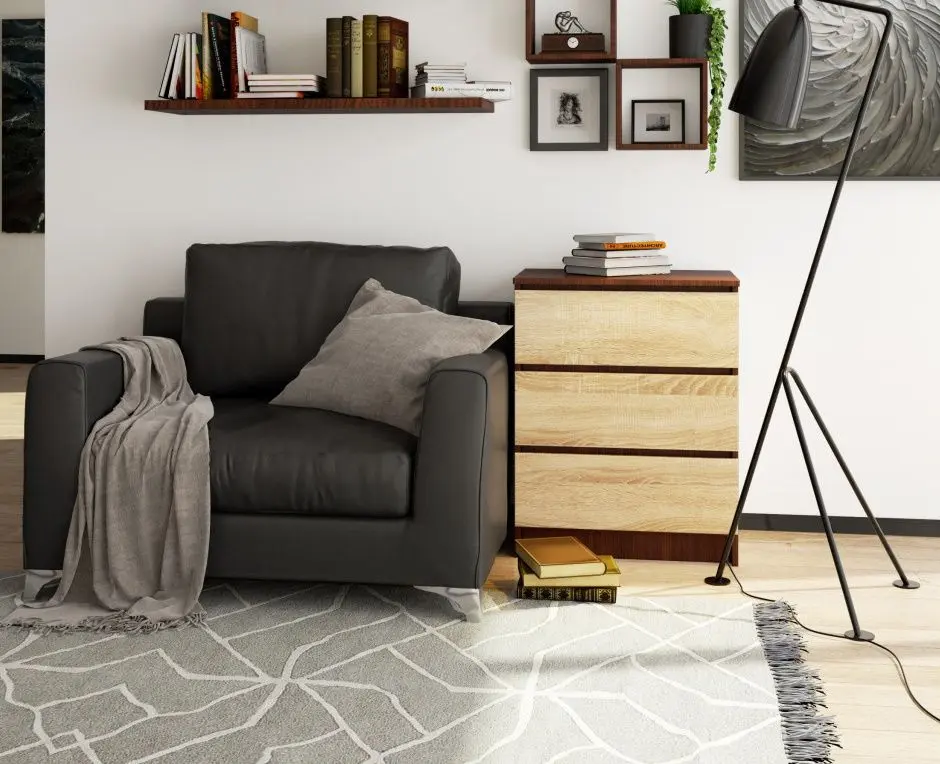 Комод Akord K60 3SZ (Wenge/Sonoma Oak)