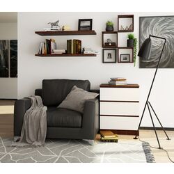 Comoda Akord K60 3SZ (Wenge/White) Thumb