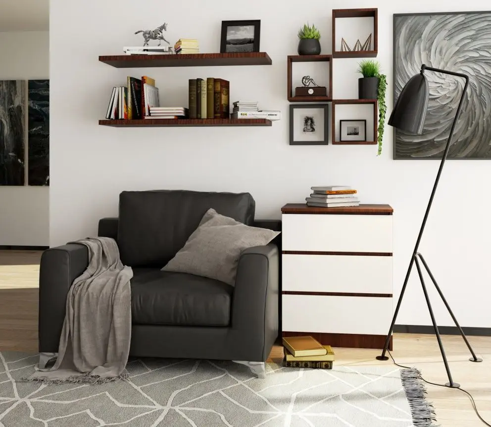 Comoda Akord K60 3SZ (Wenge/White)